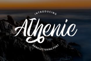 Athenic: A Classic Script Font for Editorial Design and Content Branding