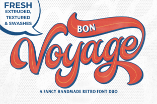 Bon Voyage Duo: Handmade Font for Bold Campaigns