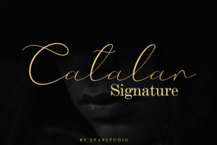 Catalan Signature: A Handwritten Font That Brings Editorial Warmth