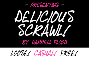 Delicious Scrawl: A Handwritten Font That Strengthens Campaign Design