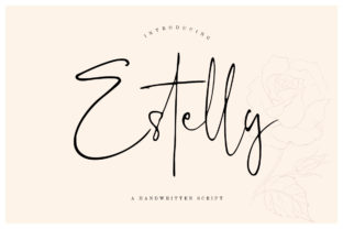 Estelly Font: Handwritten Script for Thoughtful Branding