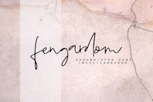 Fengardom Brings a Calm Handwritten Touch to Editorial Design