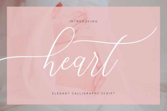 Heart Font: Sweet Handwritten Typeface for Makers