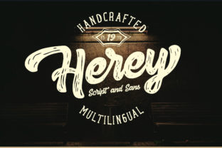 Herey Duo: A Handwritten Font for Editorial Storytelling