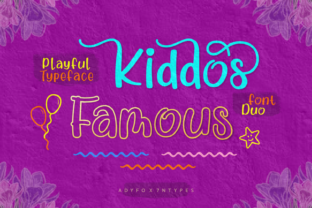 Kiddos Famous Font: A Playful Script for Editorial Design