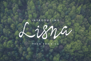 Lisna: A Handwritten Script Font That Brings Warmth to Editorial Design