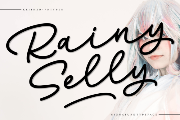 Rainy Selly: A Handwritten Font That Brings Digital Designs to Life