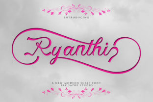 Ryanthi: A Refined Script Font for Editorial Design