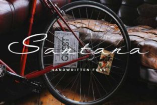 Santana: A Handwritten Font for Authentic Branding
