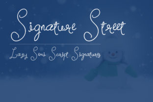 Signature Street: A Handwritten Font for Handmade Brands