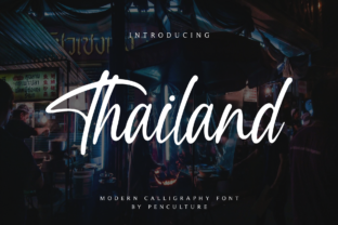 Thailand Font: A Modern Script for Confident Branding