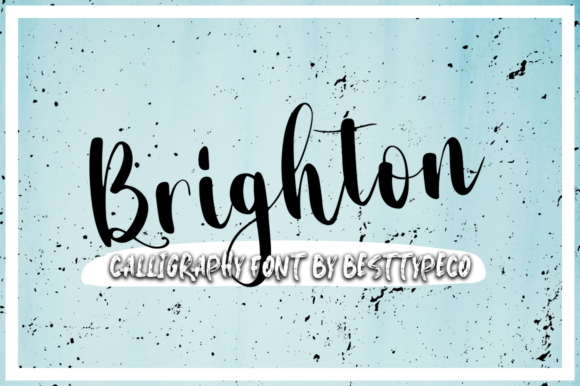 The Brighton: A Bold Script Font for Standout Marketing Visuals