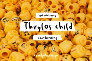 Thrylos Child: A Handwritten Typeface with Editorial Charm