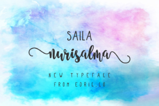 Why Saila Nurissalma Is the Handwritten Font Your Small Business Brand Needs