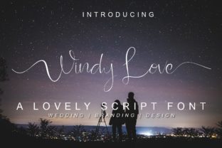Windy Love Font: Perfect for Handmade Labels and Crafts